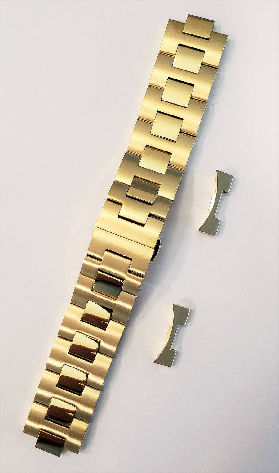 Movado BOLD 22mm MB-01-1-34-6156 Yellow Gold Metal Watch Band - WATCHBAND EXPERT