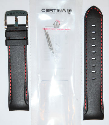 CERTINA DS-2 Model C024447A / C027417A Black Rubber Band Strap - WATCHBAND EXPERT