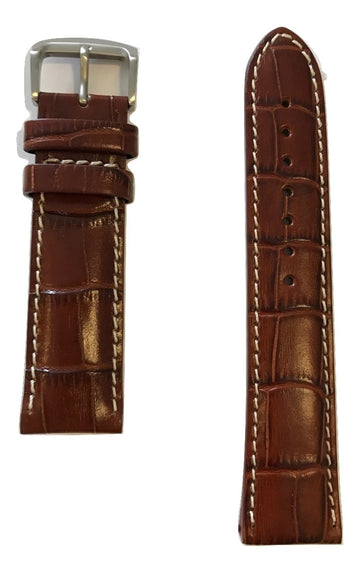 Citizen Perpetual Calendar BL5250-02L Brown Leather Strap Watch Band - WATCHBAND EXPERT