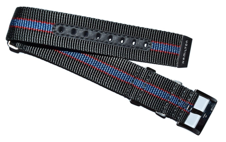 Hamilton Pan Europ 22mm Grey Nato Watch Band - Main Image