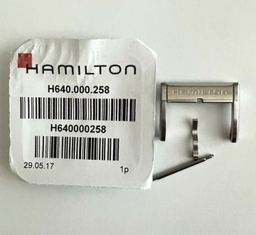 Hamilton 22mm Stainless Steel Watch Clasp Buckle - WATCHBAND EXPERT