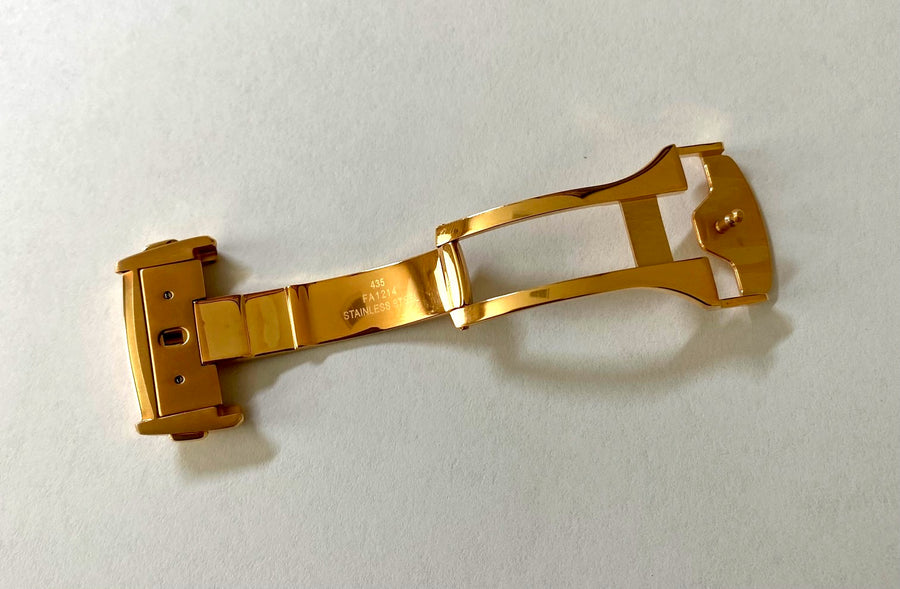 Hamilton 20mm ROSE GOLD Watch Buckle Clasp # 435 FA1214 - WATCHBAND EXPERT