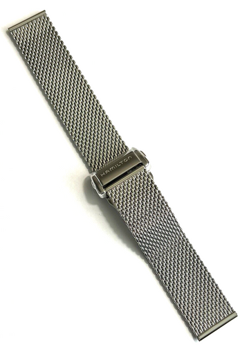 Hamilton 20mm Mesh Steel Watch Band Bracelet - WATCHBAND EXPERT