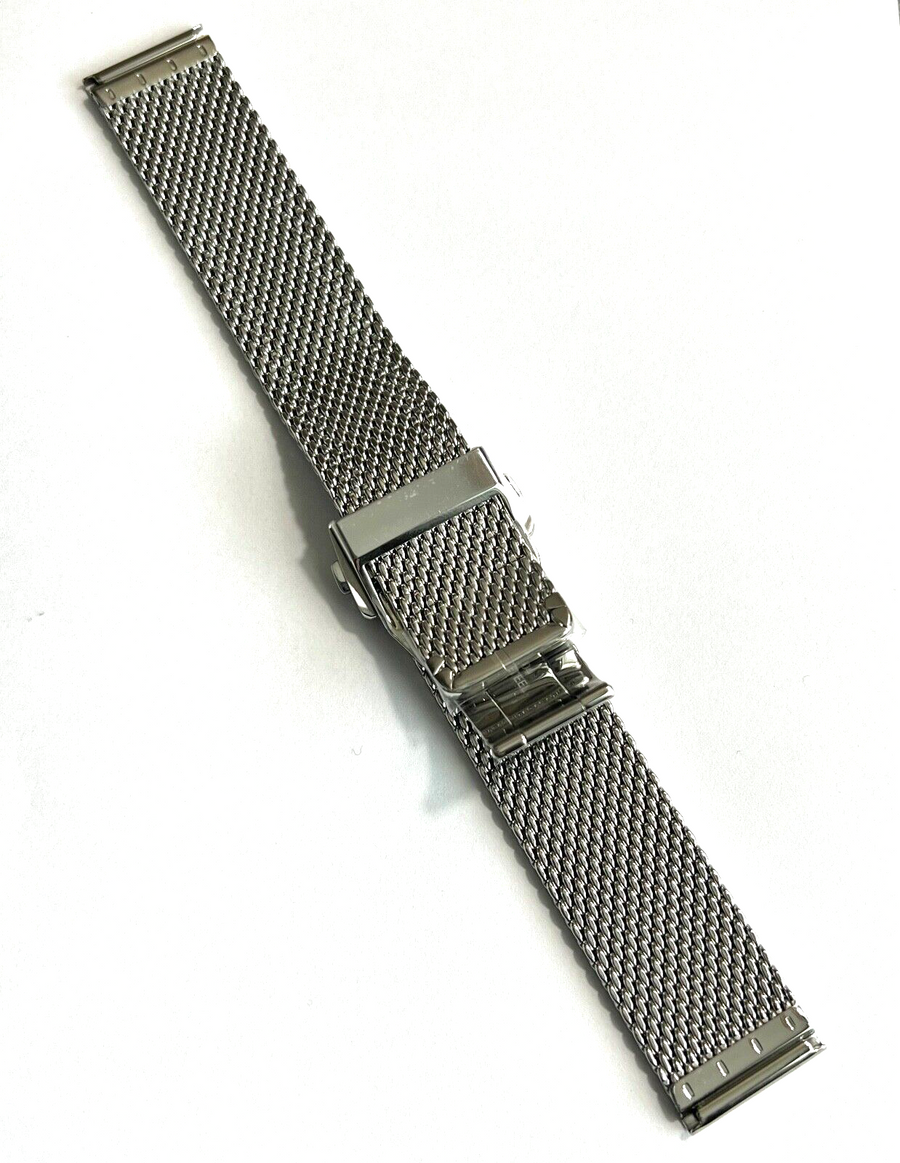 Hamilton 20mm Mesh Steel Watch Band Bracelet WATCHBAND EXPERT hamilton-20mm-mesh-steel-watch-band-bracelet-watchband-expert