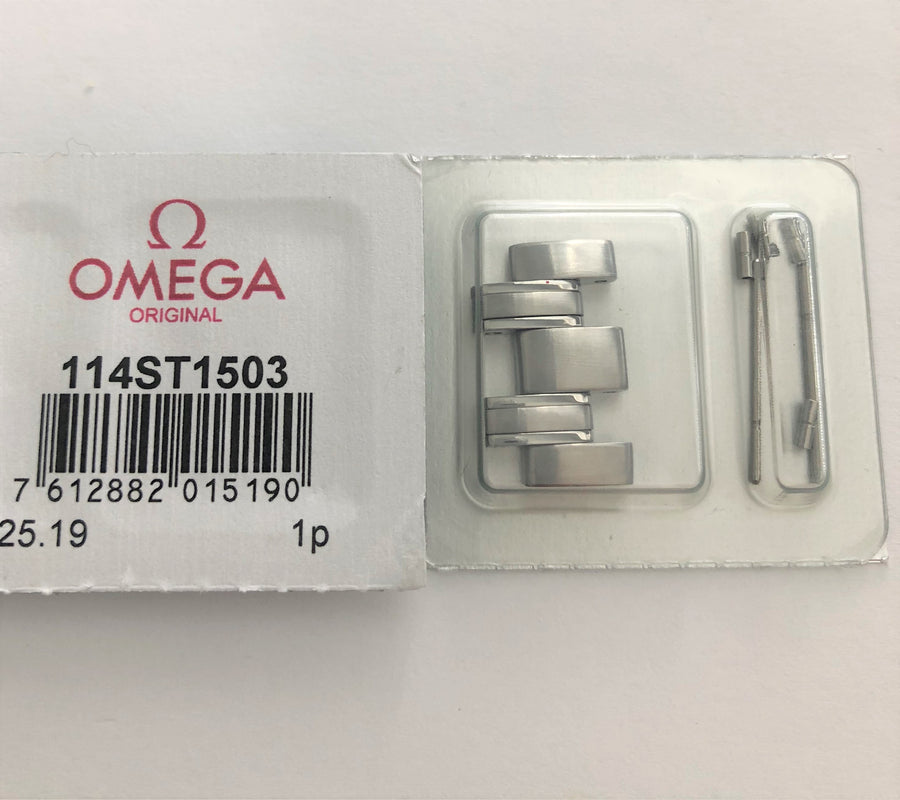 Omega Seamaster 20mm Steel Link 114ST1503 For Bracelet 1503/825 - WATCHBAND EXPERT