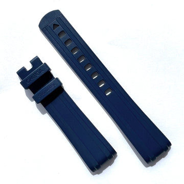 Omega Seamaster 20mm Blue Rubber Watch Band Strap - WATCHBAND EXPERT