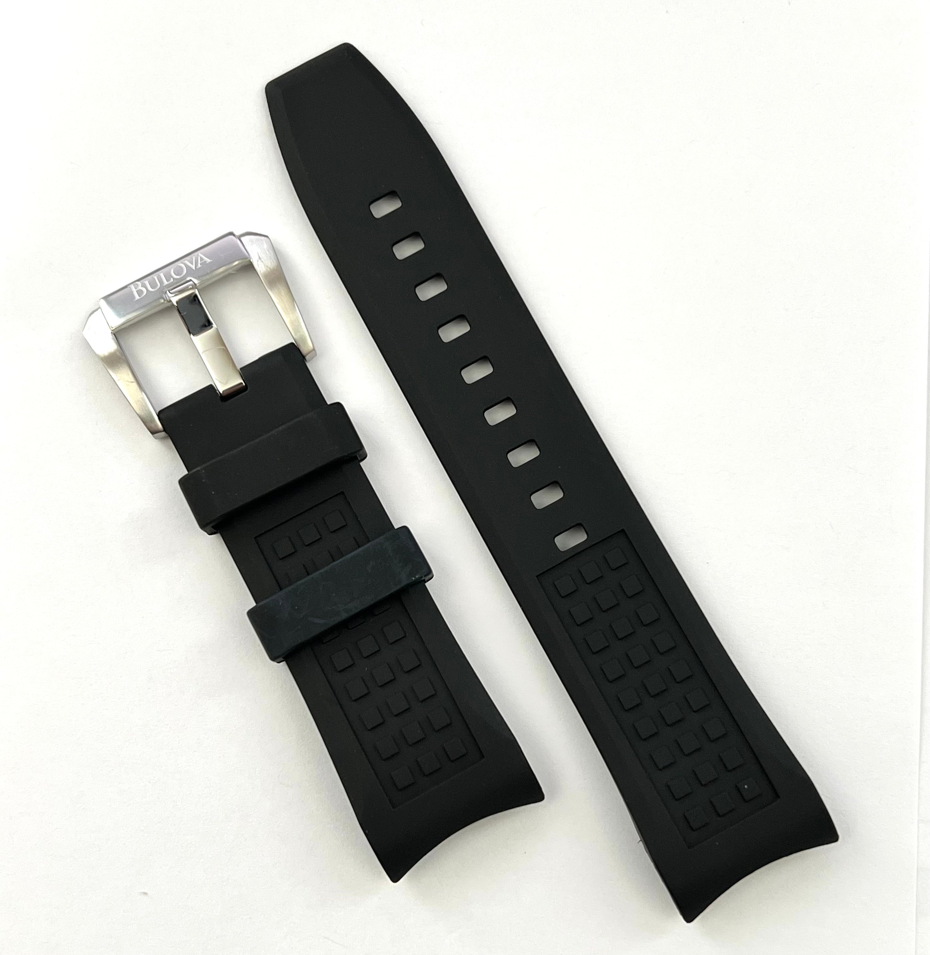 Bulova Watch Band Bulova Marine Star Rubber Strap Bulova Marine