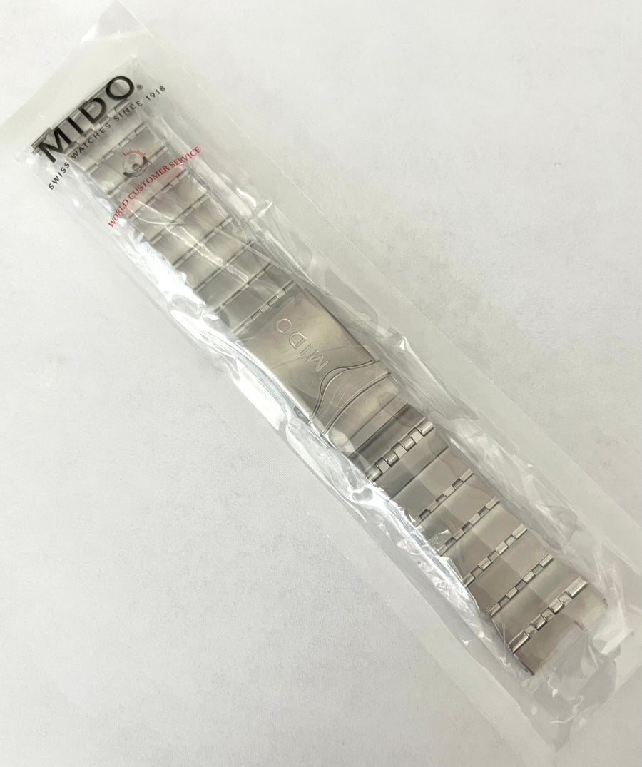 MIDO ALL DIAL 8370 Steel Watch Band Bracelet - WATCHBAND EXPERT