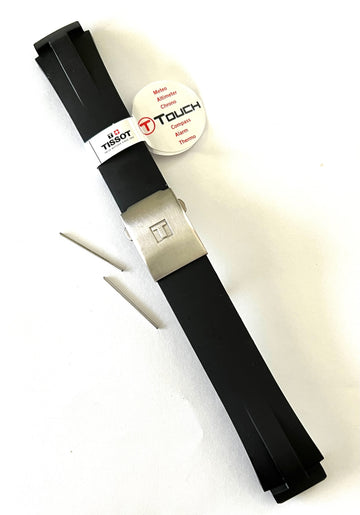 Tissot T-Touch TREKKING T001520A Black Rubber Band - WATCHBAND EXPERT