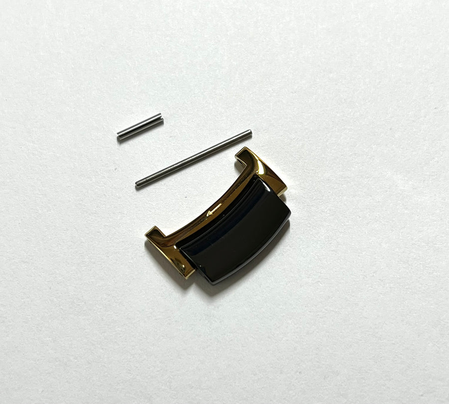 RADO Gold / Black Watch Link For Bracelet # 04666 / 04743 - WATCHBAND EXPERT