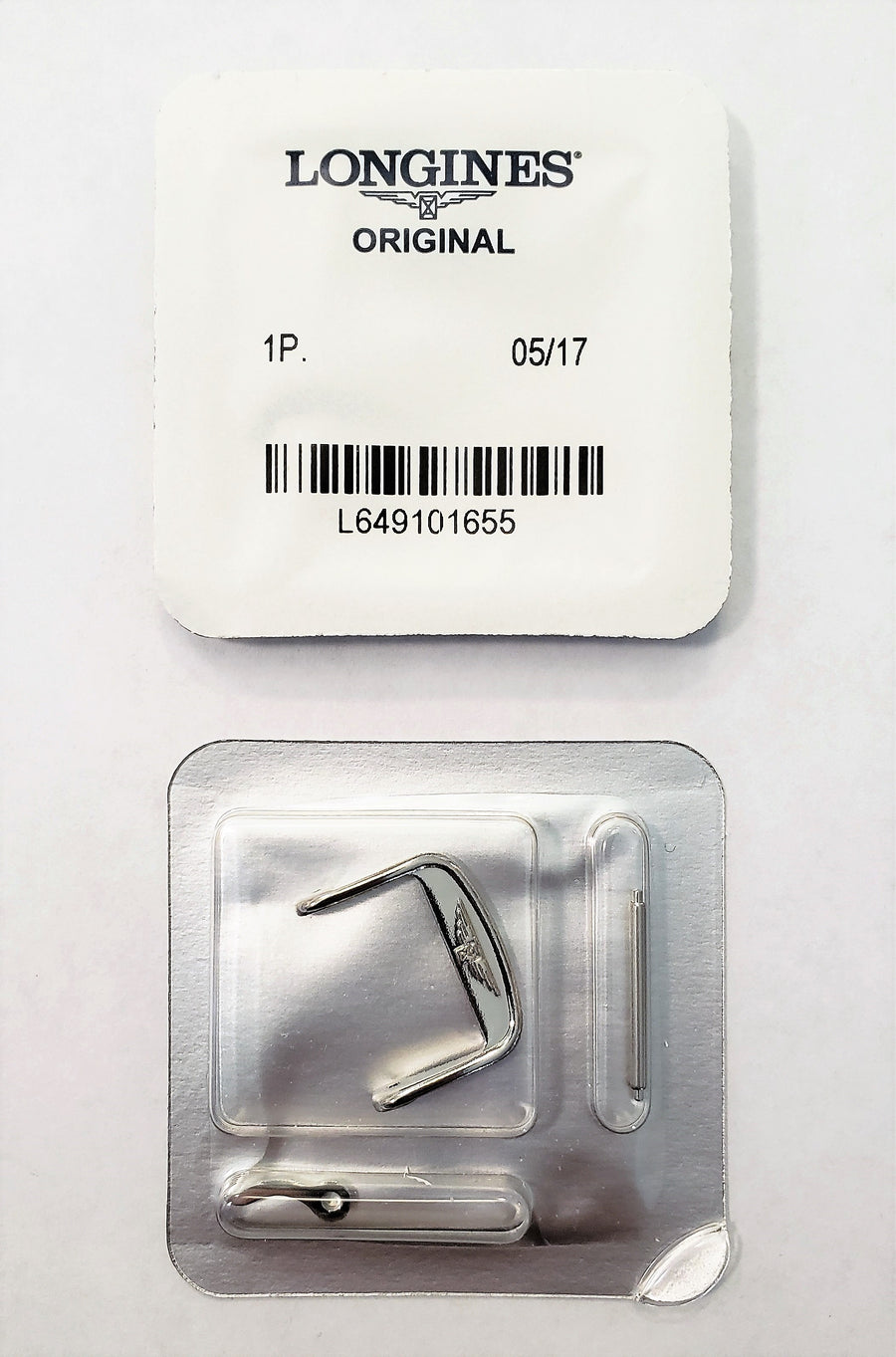 Longines 16mm Silver Clasp Buckle For Leather Watch Bands - WATCHBAND EXPERT