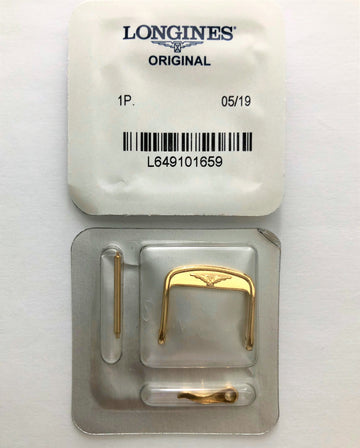 Longines 18mm Gold Clasp Buckle For Leather Watch Bands - WATCHBAND EXPERT