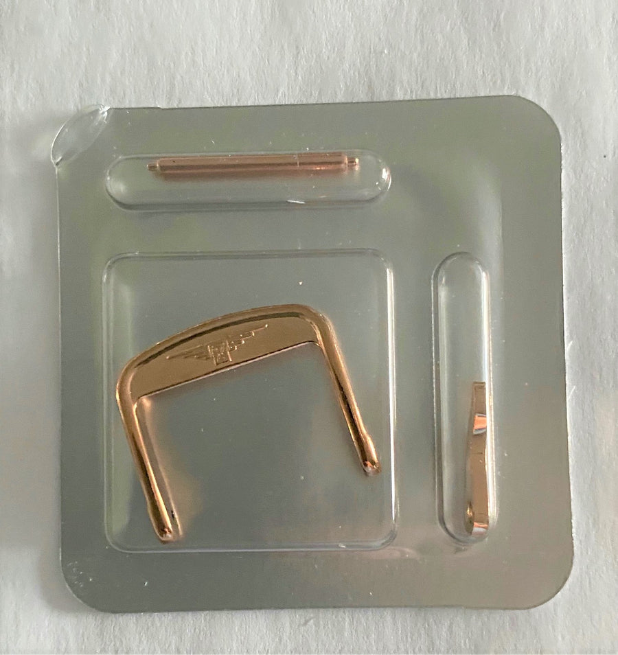 Longines 18mm Rose Gold Clasp Buckle For Leather Watch Bands - WATCHBAND EXPERT