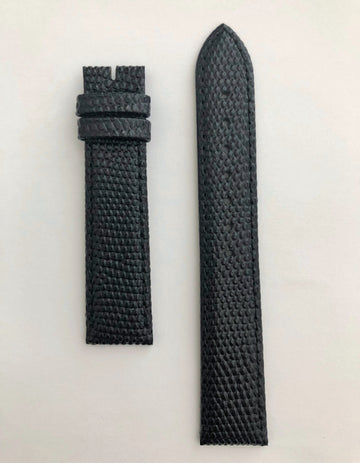 Longines 18mm Black Leather Watch Band L682100678 - WATCHBAND EXPERT