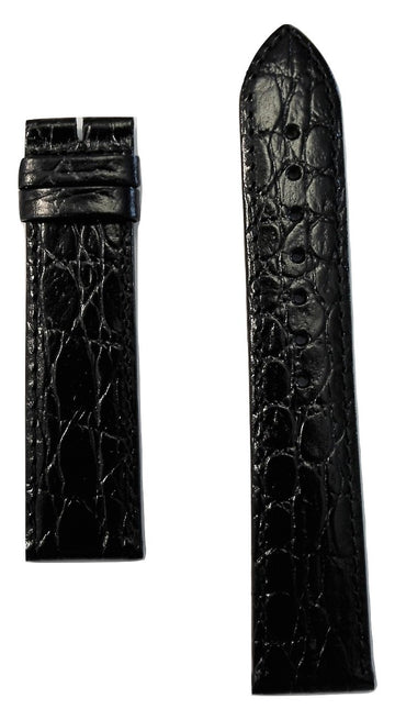 Longines 20mm Black Leather Watch Band L682122618 - WATCHBAND EXPERT
