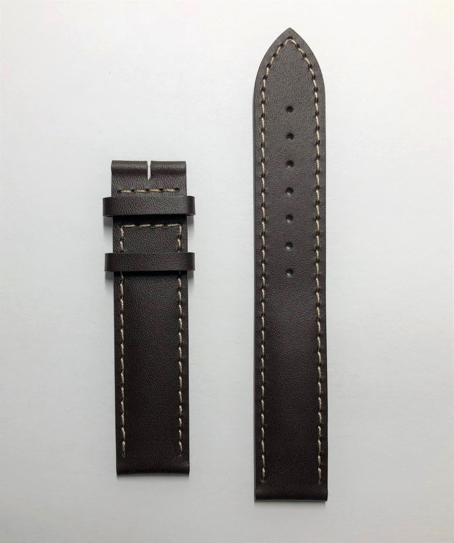 Longines 16mm Brown Leather Watch Band L682145808 - WATCHBAND EXPERT