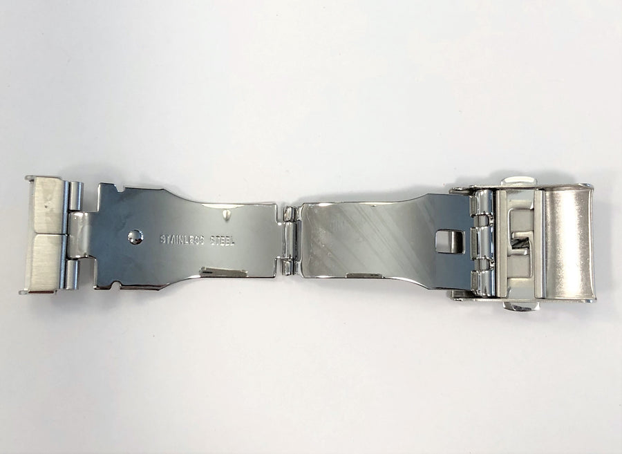 MIDO All Dial 8340 / 8360 Steel Clasp Buckle For Rubber Strap - WATCHBAND EXPERT