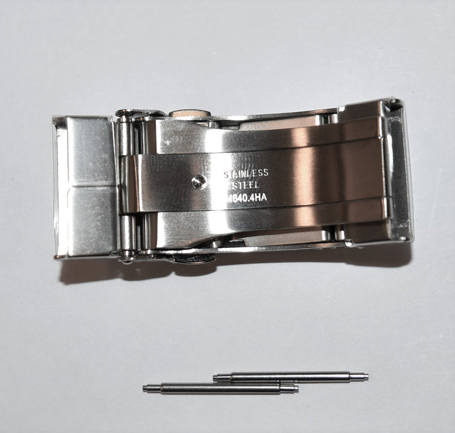 MIDO All Dial 8370 Steel Clasp Buckle For Rubber Strap - WATCHBAND EXPERT