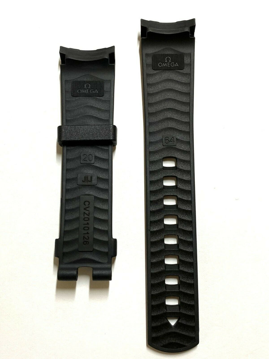 Omega Seamaster Professional 20mm Rubber Watch Band Strap - WATCHBAND EXPERT