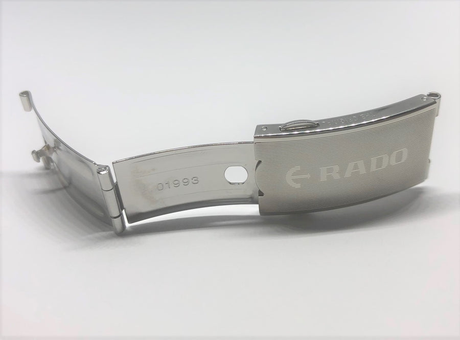 RADO Steel Clasp Buckle Model # 01993 - WATCHBAND EXPERT
