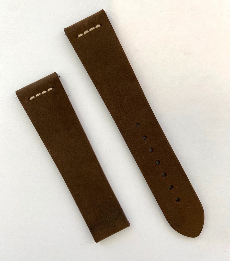 RADO Captain Cook Brown Leather Watch Band Strap - WATCHBAND EXPERT