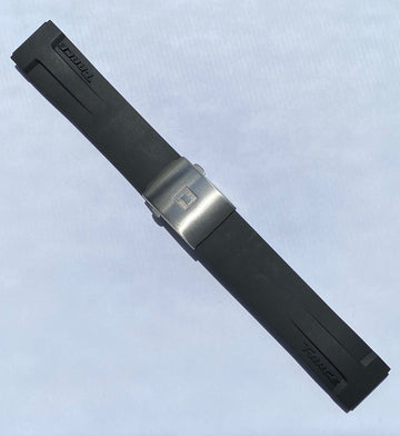 Tissot T-Race T048427A Black Rubber Band Strap - WATCHBAND EXPERT