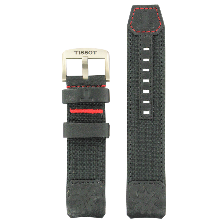 Cinturino Originale Tissot T-Race Touch T081420A - Gomma Rossa Con Spille E Fibbia