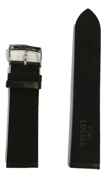 Tissot V8 Black Leather 22mm Strap Band for T361316A, T039417A ...