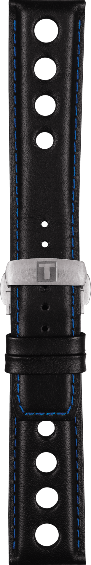 Tissot V8 Black Leather 22mm Strap Band for T361316A, T039417A, T106417A |  W.B.E