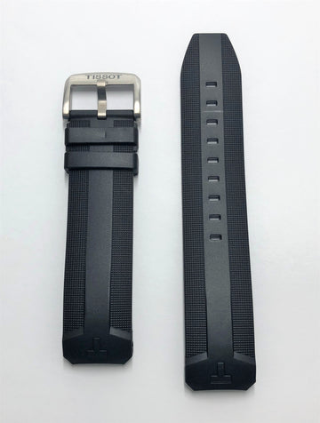 Tissot T091420A T-Touch Expert SOLAR Black Rubber Band Strap - WATCHBAND EXPERT