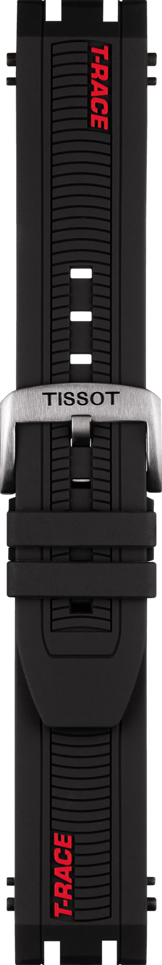 Tissot T-Race Model # T115417 Black Rubber Watch Band - WATCHBAND EXPERT