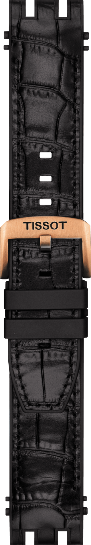 Tissot T-Race T115407 Black Rubber Watch Band Strap - WATCHBAND EXPERT