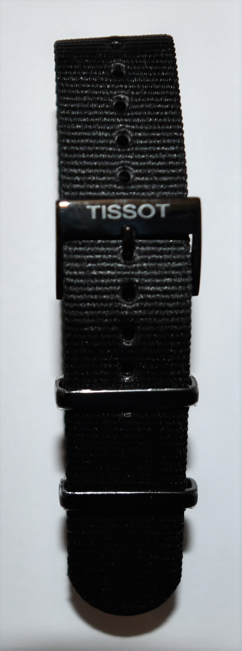 Tissot Quickster Nato T095417A, T095410A 19mm Black Strap Band - WATCHBAND EXPERT
