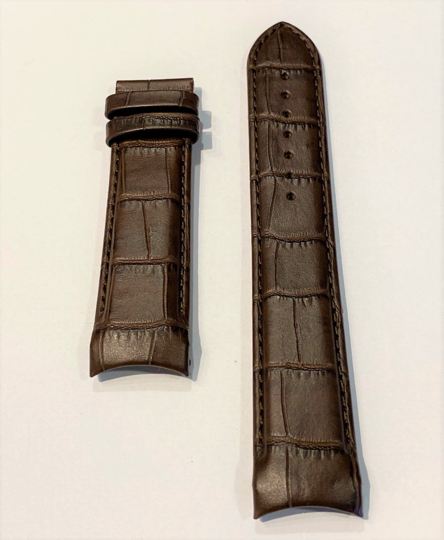 Tissot Couturier T035410A / T035428A Brown Leather Band Strap - WATCHBAND EXPERT