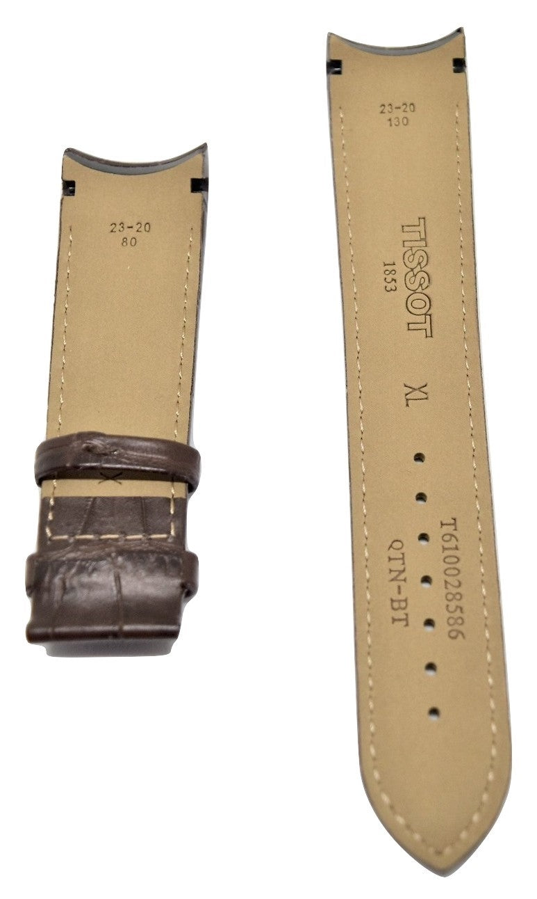 Tissot Couturier 23mm T035617A Brown Leather Watch Band
