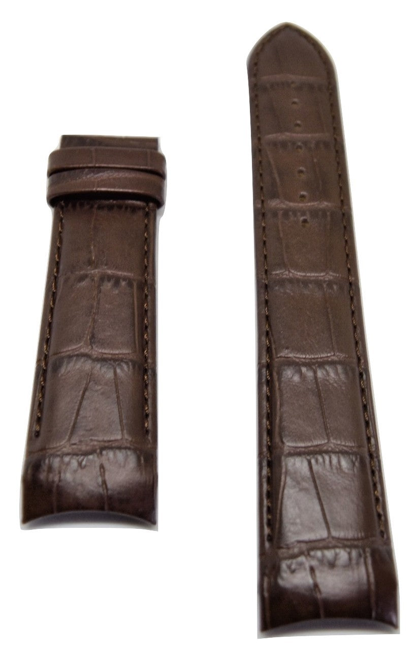Tissot Couturier 23mm T035617A Brown Leather Watch Band