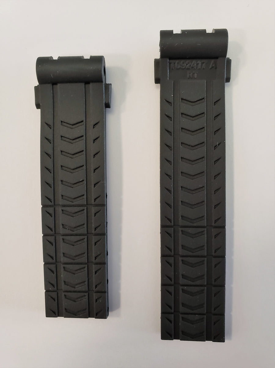 Tissot T-Race Thomas Luthi Black/ Yellow Band Strap for T092417A - WATCHBAND EXPERT
