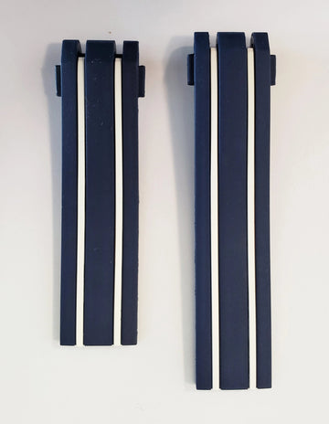 Tissot T092417A T-Race Blue / White Rubber Watch Band - WATCHBAND EXPERT
