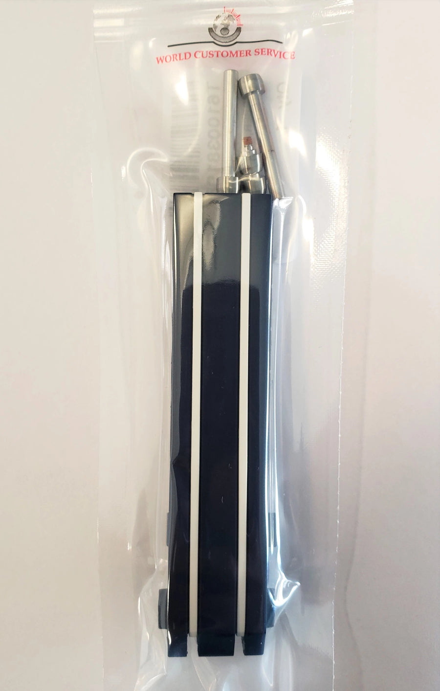 Tissot T092417A T-Race Blue / White Rubber Watch Band - WATCHBAND EXPERT