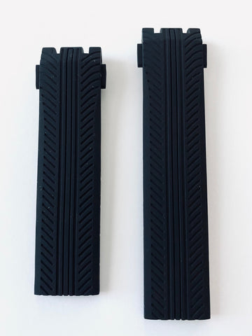 Tissot T-Race T092417A / T092427A Black Rubber Band Strap - WATCHBAND EXPERT