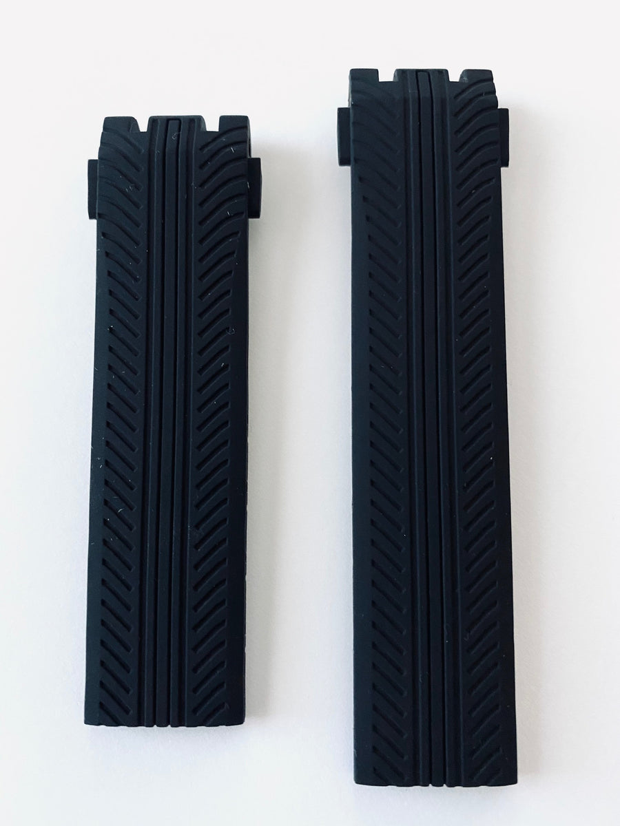 Tissot T-Race T092417A / T092427A Black Rubber Band Strap - WATCHBAND EXPERT