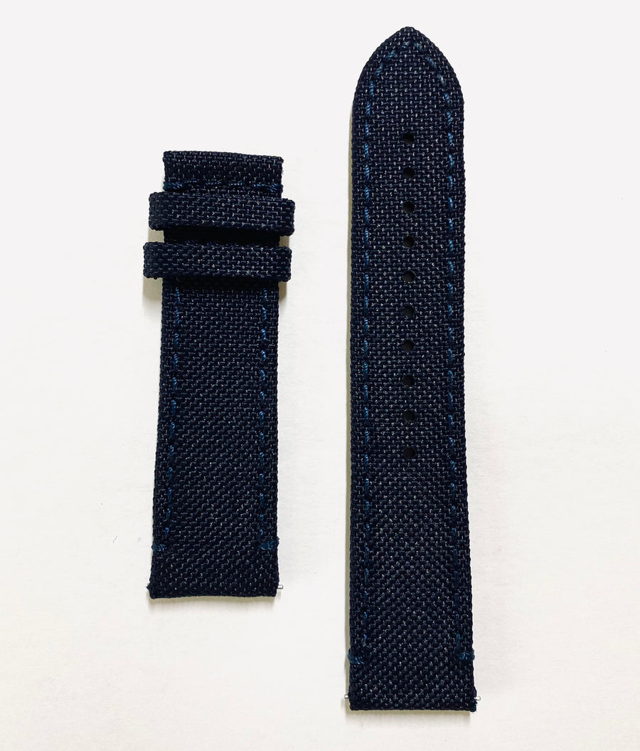 Tissot Seastar T120407A 21mm Blue Nylon Watch Band Strap - WATCHBAND EXPERT