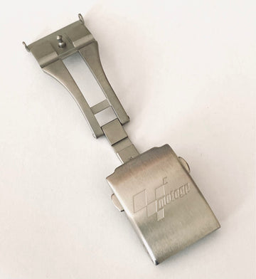 Tissot T-RACE MotoGP Steel Clasp Buckle For Rubber Strap - WATCHBAND EXPERT