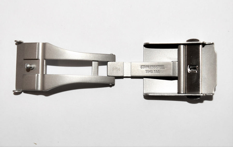 Tissot Quadrato T005517A Steel Clasp Buckle For Rubber Strap
