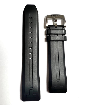 Tissot T-Touch Connect T121420A Black Rubber Band Strap - WATCHBAND EXPERT