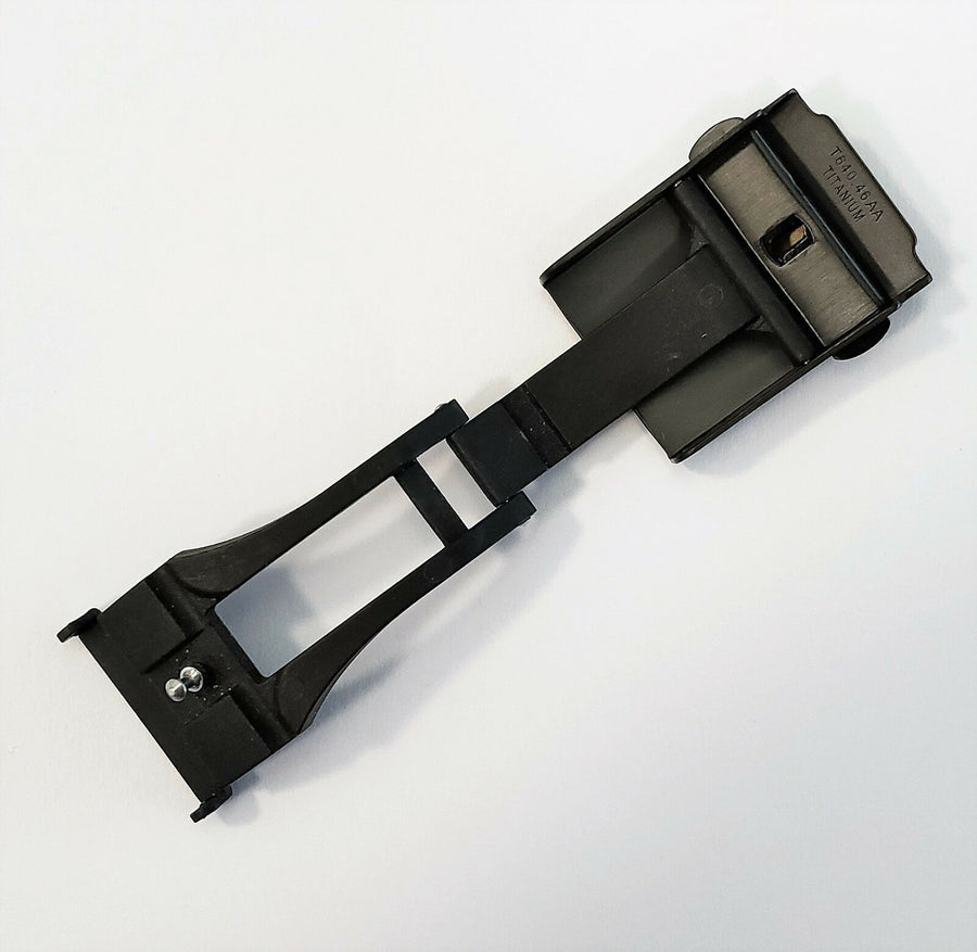 Tissot T091420A Black Titanium Clasp Deployment Buckle - WATCHBAND EXPERT