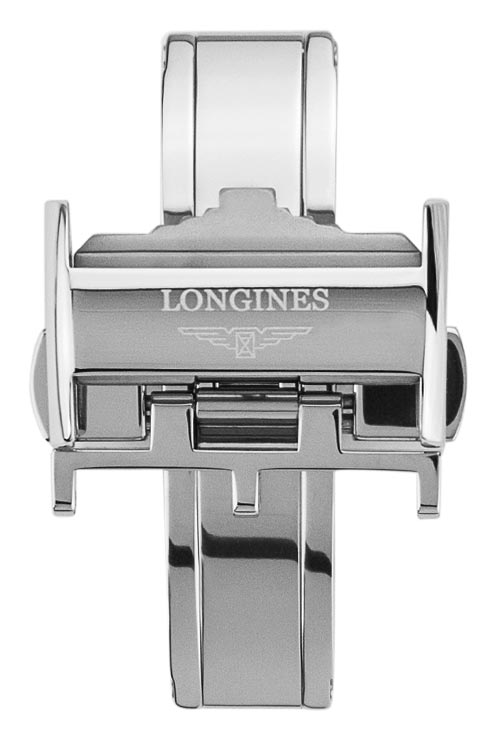 Longines 20mm Silver Watch Clasp Buckle - WATCHBAND EXPERT