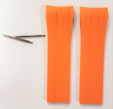 MIDO Ocean Star M026430A Orange Rubber Watch Band - WATCHBAND EXPERT