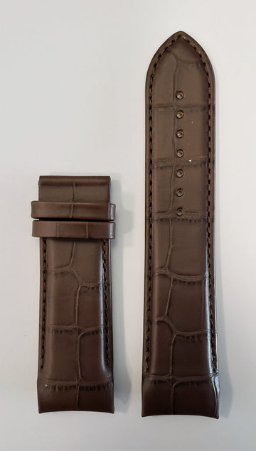 Tissot Couturier 24mm T035627A Brown Leather Watch Band - WATCHBAND EXPERT