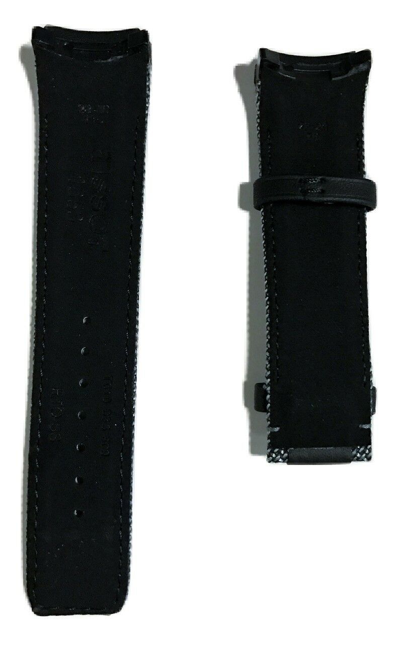 Tissot T-Touch Expert SOLAR T091420A Black Leather Watch Band - WATCHBAND EXPERT
